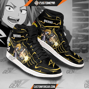 BNHA Denki Kaminari JD Sneakers Custom Anime My Hero