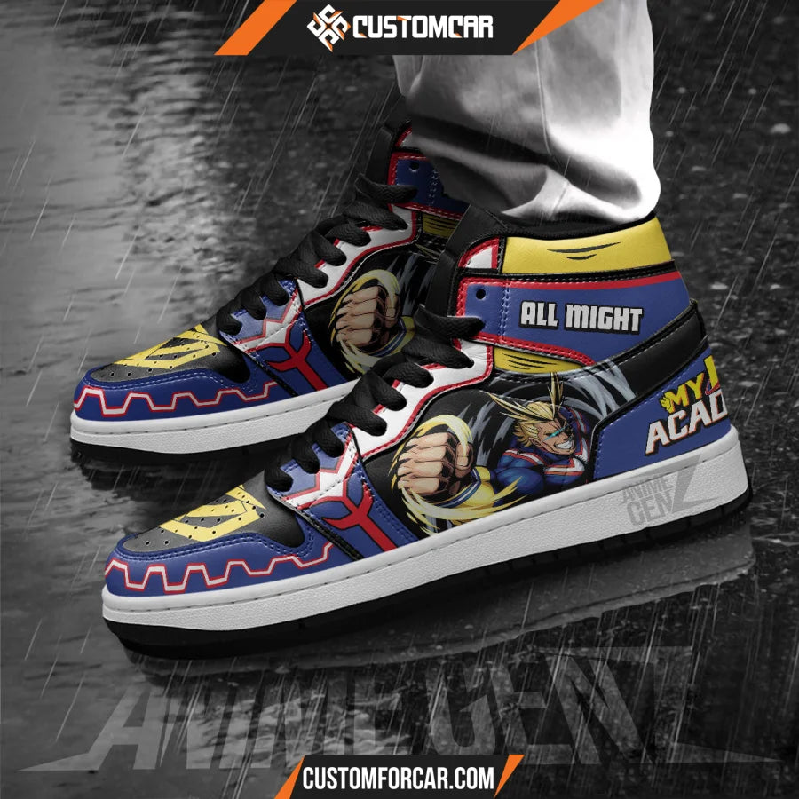 BNHA JD Sneakers My Hero Academia All Might Custom Anime