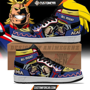 BNHA JD Sneakers My Hero Academia All Might Custom Anime