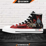 BNHA Shigaraki Tomura High Top Shoes Custom Anime Shoes