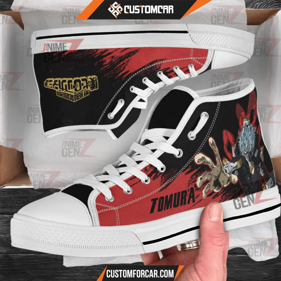 BNHA Shigaraki Tomura High Top Shoes Custom Anime Shoes