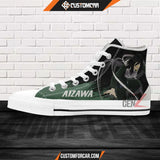 BNHA Shota Aizawa High Top Shoes Custom Anime Sneakers