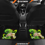 Broly And Friends Dragon Ball in black theme Car Floor Mats 