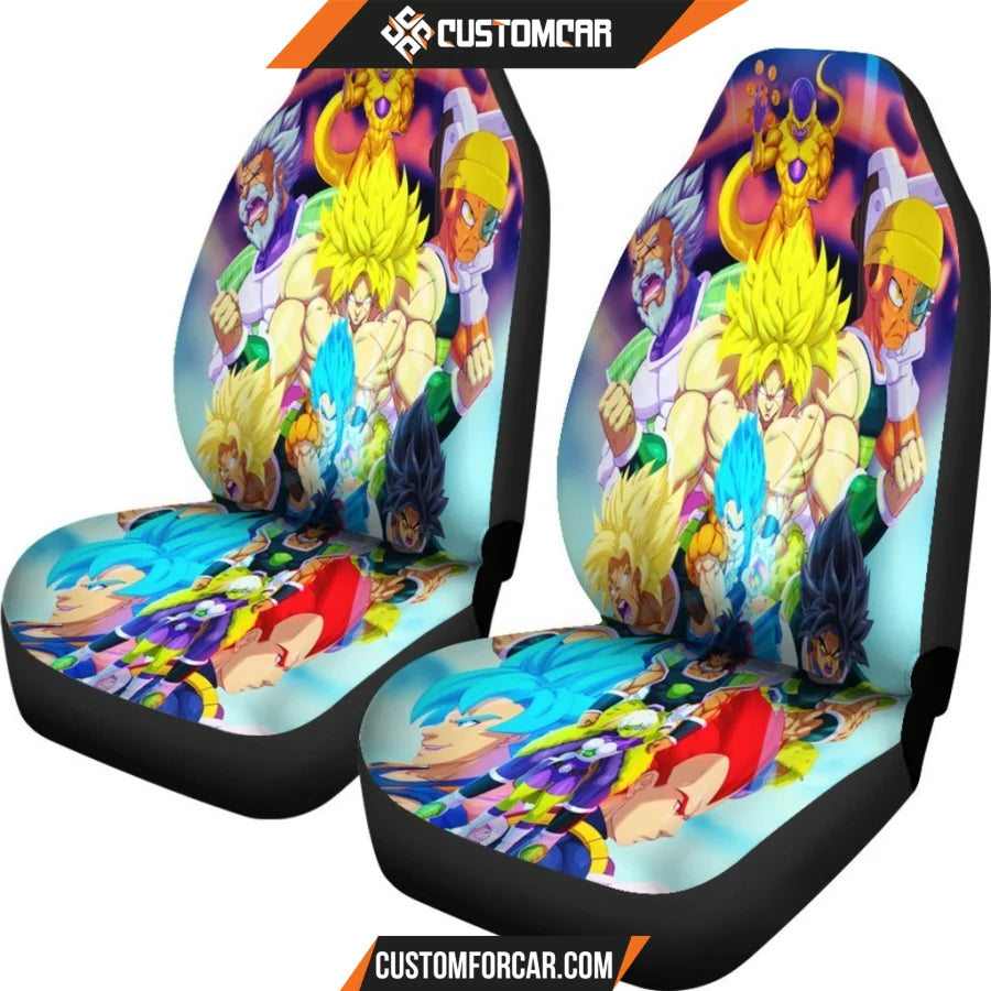 Broly Dragon Ball Car Seat Covers 2 - Car Seat Covers - 