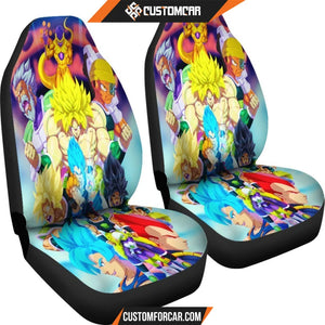 Broly Dragon Ball Car Seat Covers 2 - Car Seat Covers - 