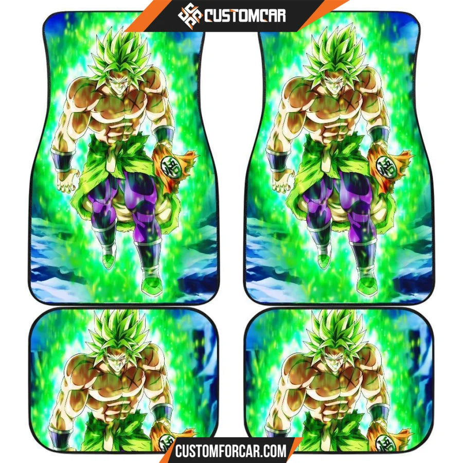 Broly God Mode Dragon Ball Car Floor Mats R050311 - Front 