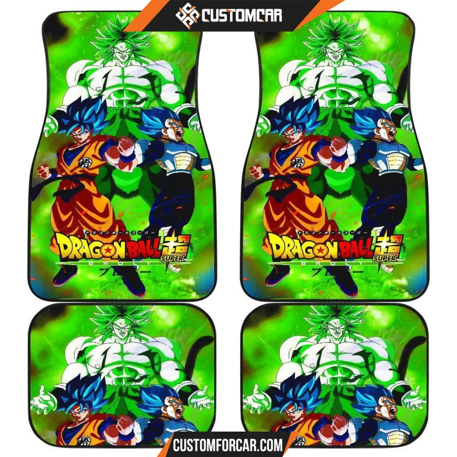 Broly Goku Gohan Dragon Ball The Movie Car Floor Mats 192110