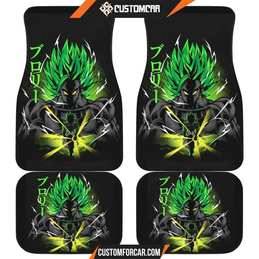 Broly Legendary Saiyan Dragon Ball Car Floor Mats R050311 - 