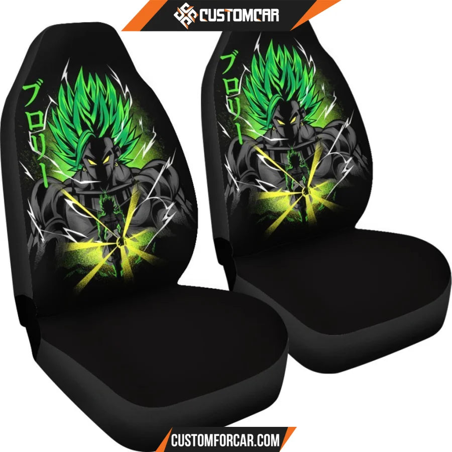 Broly Legendary Saiyan Dragon Ball Car Seat Covers - Car 