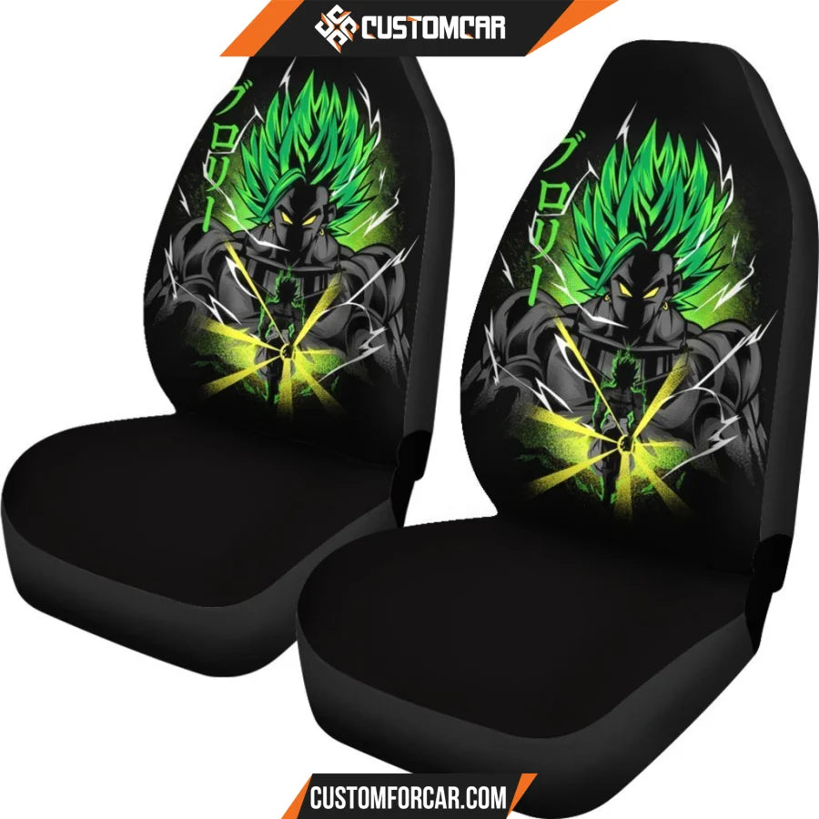 Broly Legendary Saiyan Dragon Ball Car Seat Covers - Car 