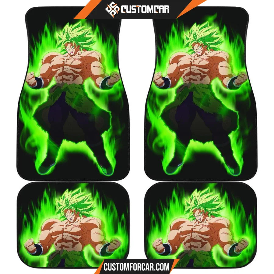 Broly Transform Angry Mode Dragon Ball Car Floor Mats 