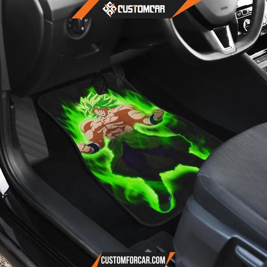 Broly Transform Angry Mode Dragon Ball Car Floor Mats 