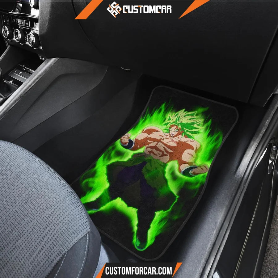 Broly Transform Angry Mode Dragon Ball Car Floor Mats 