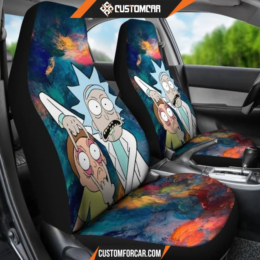 Car Seat Covers rick and morty Accessories Car Gift 2021 - 