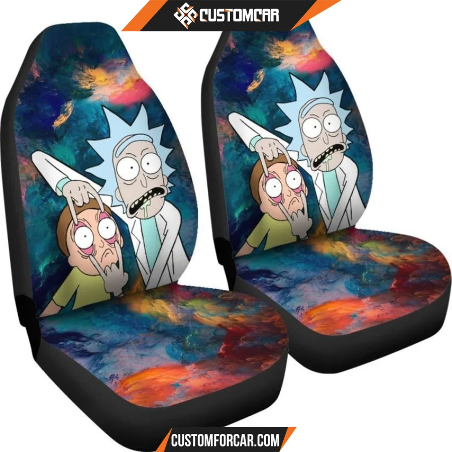 Car Seat Covers rick and morty Accessories Car Gift 2021 - 