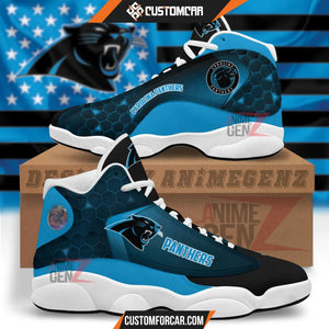 Carolina Panthers Air Jordan 13 Sneakers NFL Custom Sport