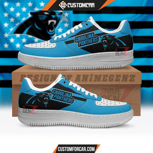 Carolina Panthers Air Sneakers NFL Custom Sports Shoes