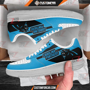 Carolina Panthers Air Sneakers NFL Custom Sports Shoes