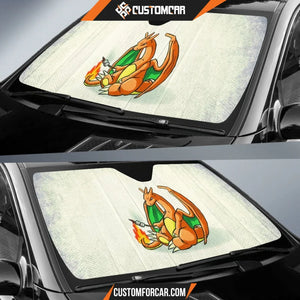 Charizard pokemon auto sun shades - Auto Sun Shade - 