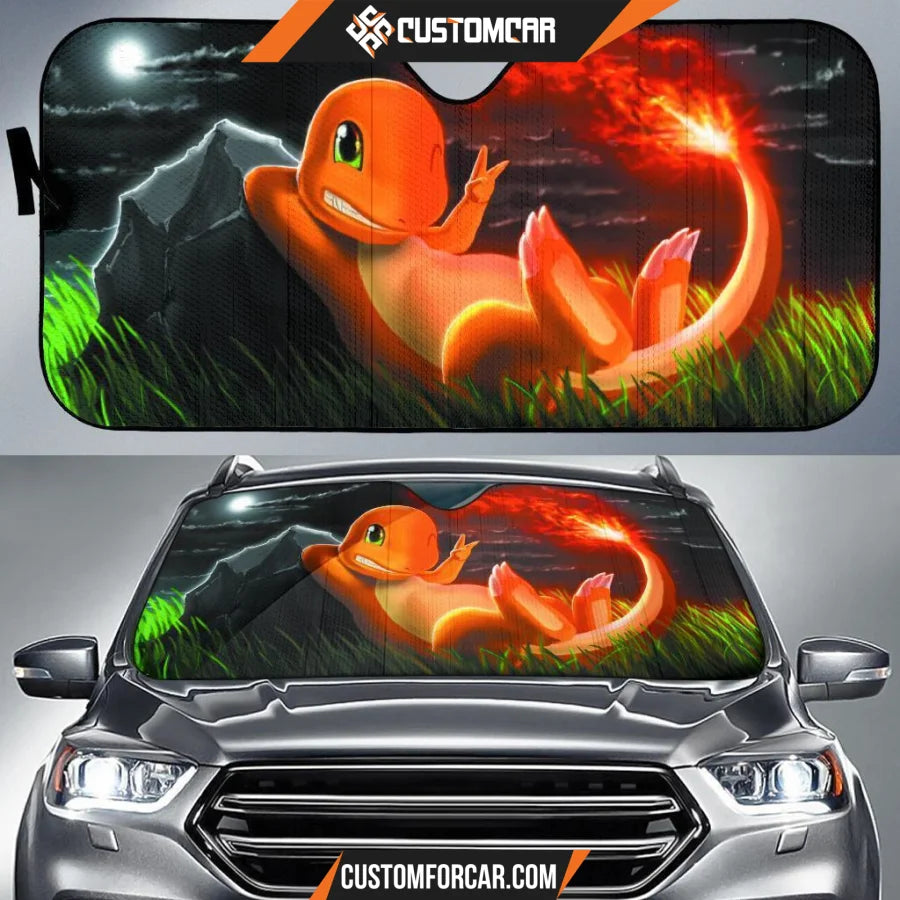 Charmander Pokemon Auto Sun Shades