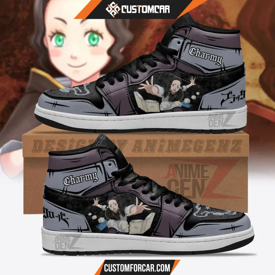 Charmy Pappitson JD Sneakers Black Clover Custom Anime Shoes