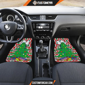 Christmas Car Floor Mats Happy Night Snoopy Sleeping On Xmas