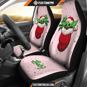 Christmas Car Seat Covers Cute Baby Yoda Star Wars Wearing