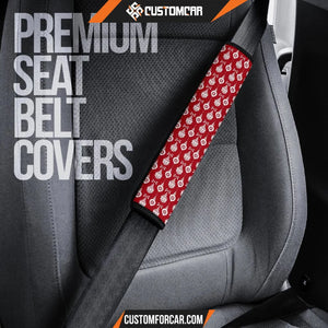 Christmas Seat Belt Covers Santa Claus Ho Ho Ho Red Theme