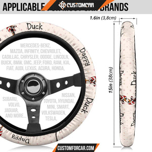 Christmas Steering Wheel Cover Funny Daffy Duck Cosplay