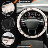 Christmas Steering Wheel Cover Funny Daffy Duck Cosplay