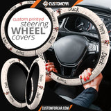 Christmas Steering Wheel Cover Funny Daffy Duck Cosplay