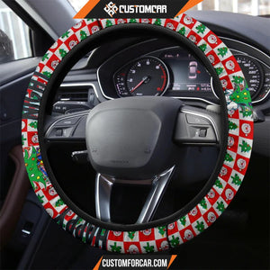 Christmas Steering Wheel Cover Happy Night Snoopy Sleeping