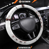 Christmas Steering Wheel Cover Lock Shock Barrel Zero Dog