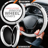 Christmas Steering Wheel Cover Merry Xmas Mickey Mouse