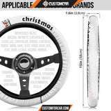 Christmas Steering Wheel Cover Merry Xmas Mickey Mouse