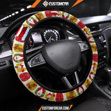 Christmas Steering Wheel Cover Xmas Tree Cosplay Santa Hat