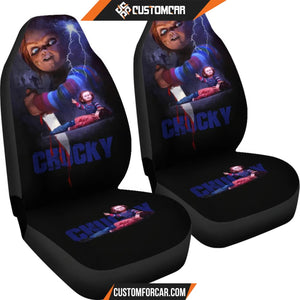 Chucky Blood Horror Film Car Seat Covers Chucky Horror Film