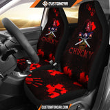 Chucky Doll Car Seat Covers Horror Movie Car Accessories