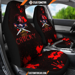 Chucky Doll Car Seat Covers Horror Movie Car Accessories