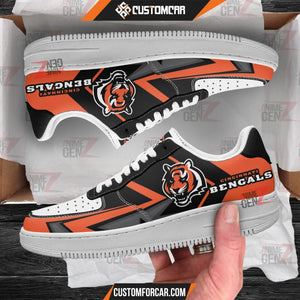 Cincinnati Bengals Air Sneakers NFL Custom Sports Shoes