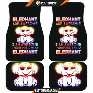 Color Elephant Car Floor Mats Car Accessorries DECORINCAR