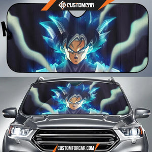 Cool Goku Black Dragon Ball Super Car Sun Shade Anime Auto 