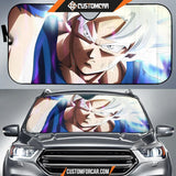 Cool Ultra Instinct Goku Dragon Ball Super Car Sun Shade 