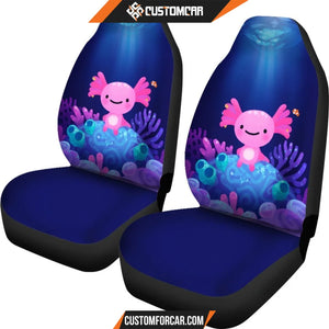 Coral Axolotl Blue Pokemon Car Seat Covers - Car Seat Covers