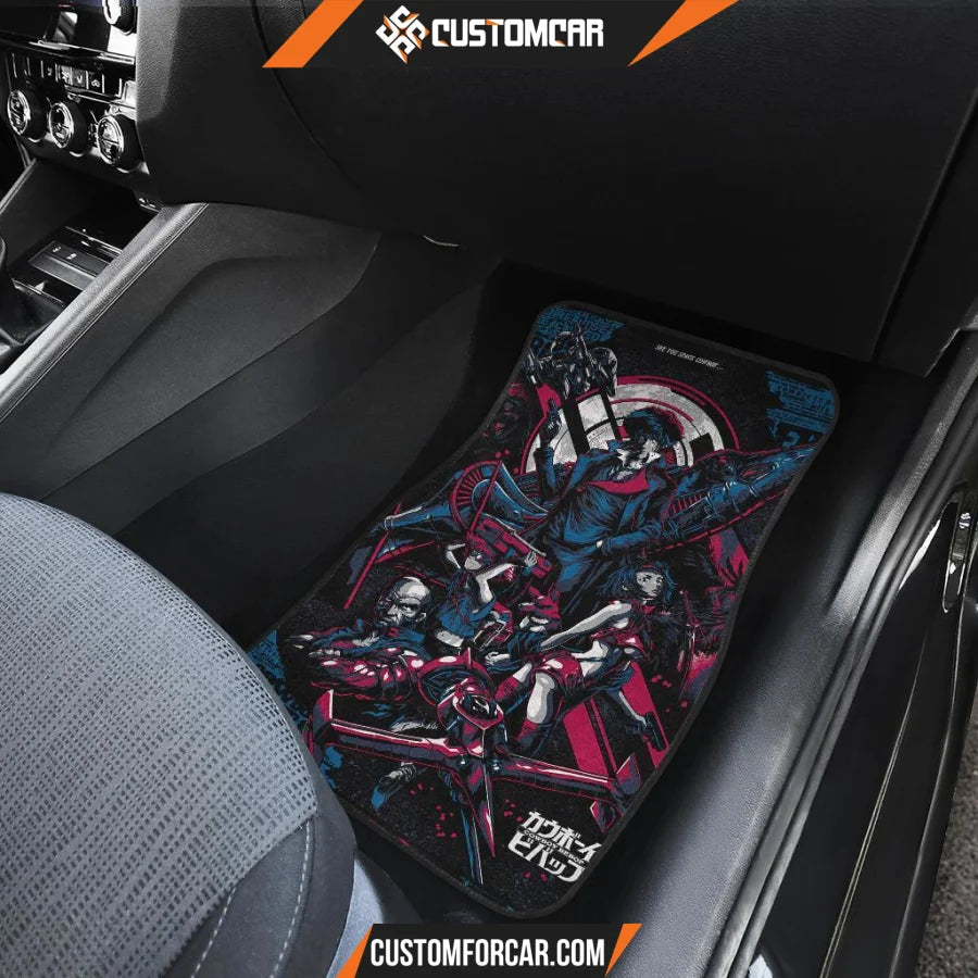 Cowboy Bebop Poster for Fans Car Floor Mats - Front And Back