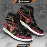 Crimson Lion JD Sneakers Black Clover Custom Anime Shoes