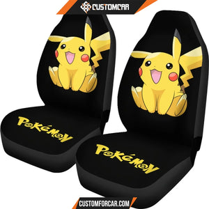 Cute Pikachu Pokemon Anime Car Decor Car Seat Covers 