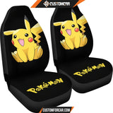 Cute Pikachu Pokemon Anime Car Decor Car Seat Covers 