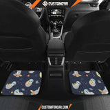 Cute Sloth Astronaut Star Planet Rocket Pattern Front And 