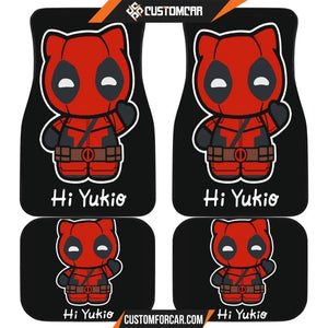 Cute Spiderman Front And Back Car Mats - Front And Back 